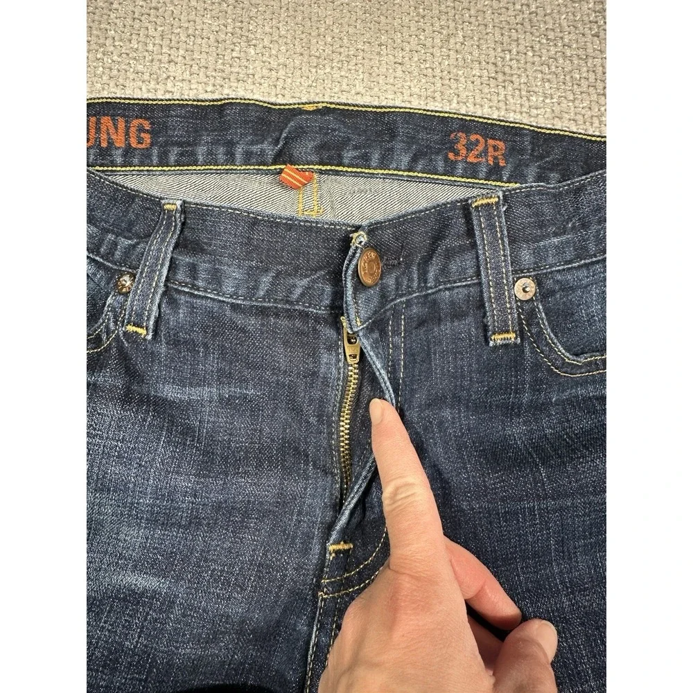 J Crew Jeans Womens 32 Blue Hipslung‎ Capri Y2K